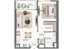 1 bedroom apartment